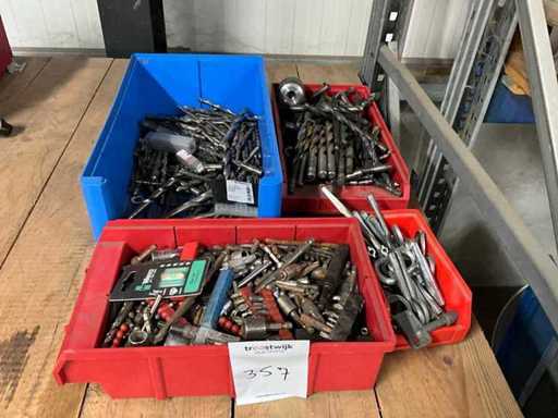 Lot of drills and bits