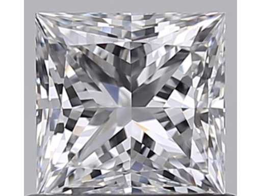 Diamante coltivato in laboratorio 0,71 ct principessa tagliata libera