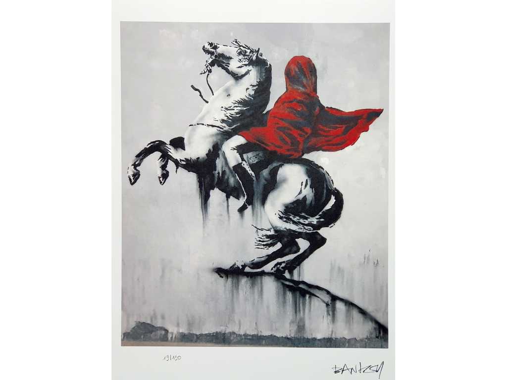 Banksy (geboren in 1974), gebaseerd op - Cavalier