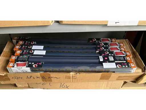 Madeco Mini roll store à roule, blackout 57 x 150 cm de haut, bleu foncé (18x)