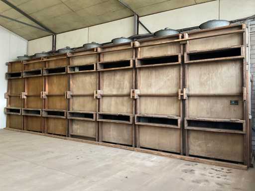 Muro di essiccazione, 7 di larghezza, 2 di altezza