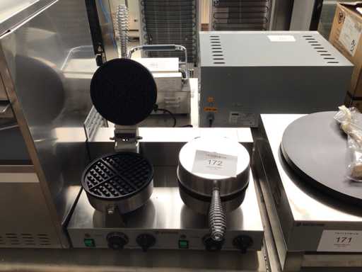 Waffel ijzer machine