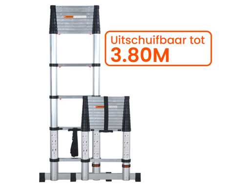 Kibani - scară telescopică 380cm