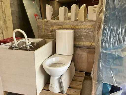 Toilet and hand washers