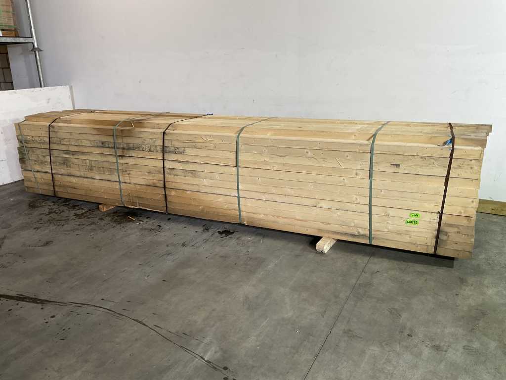 Spruce beam 480x12.5x6.5 cm (16x)
