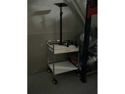 Verrijdbare Bijzettafel