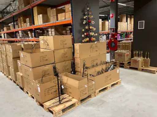 Lotto di contorni natalizi in metallo