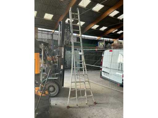 Échelle coulissante 2x14 en deux parties