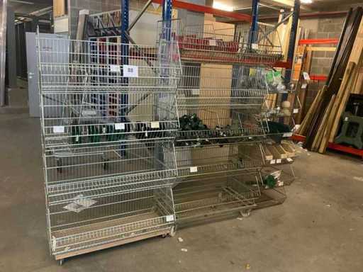 Various wire baskets (15x)