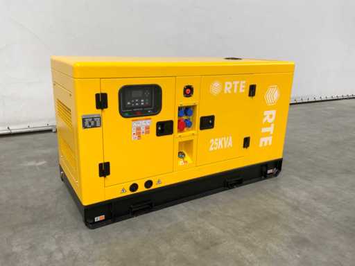 RTE - 2025 - 7423 - 25 KVA Noodstroomaggregaat 400V