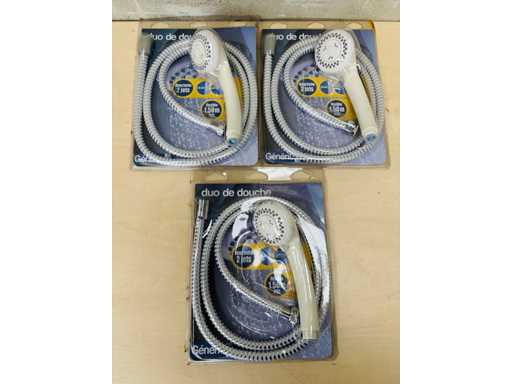 GENERIC (X3) - Duș Duo - Flexibil + Duș de Mână 2 Jeturi 