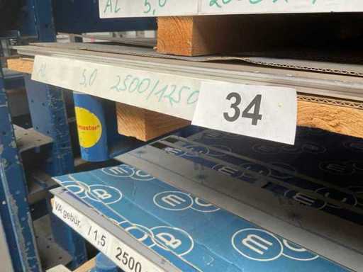 Konvolut AL Bleche 99,5 hh-3,13 qm