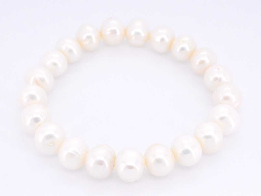 Pearl bracelet with real pearls - jeweler quality