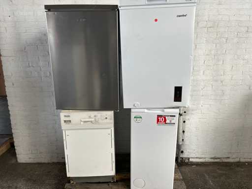 Réfrigérateur Bomann | Congélateur à caféée | Lave-vaisselle Miele | Machine à laver Privileg