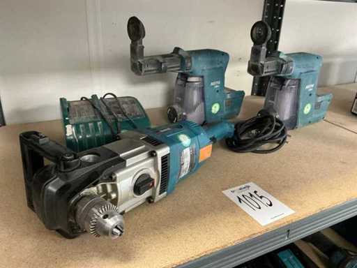 MAKITA Angle Drill and Dust Extraction System
