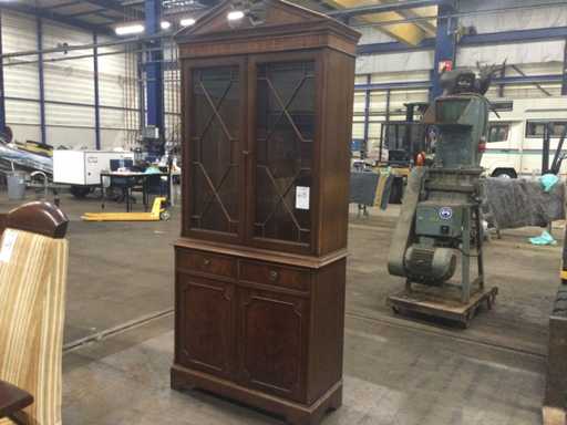 Wooden display cabinet