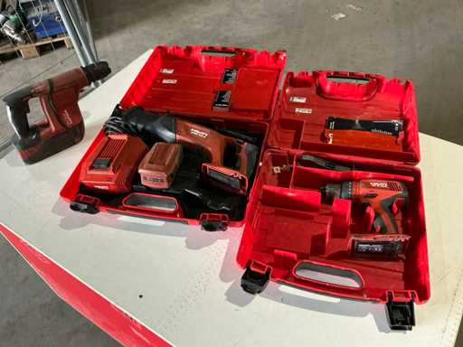 Hilti Akkulose Werkzeuge (3x)