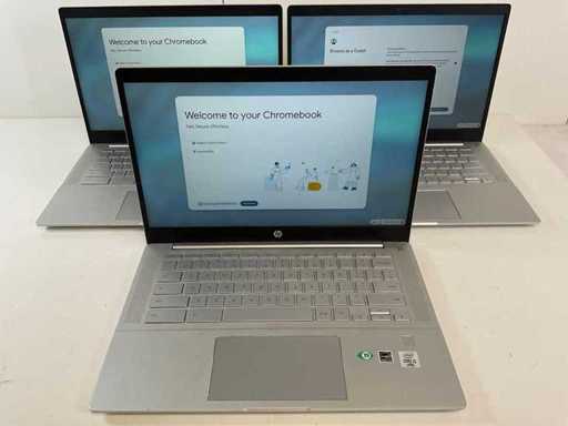 HP Pro C640 13.5", Core(TM) i5 10th Gen, 8 GB RAM, 64 GB SSD ChromeBooks (3x)