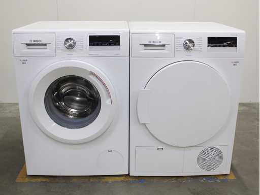 Bosch Serie|4 VarioPerfect EcoSilence Drive Exclusiv Wasmachine & Bosch Serie|4 Exclusiv Wasdroger