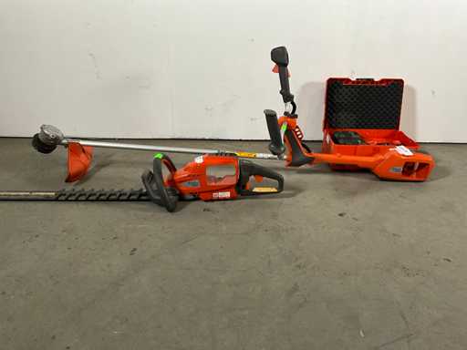 2017 Husqvarna 536LiRX Bermmaaier accu 36V met 520iHD60 accu heggenschaar en accuset