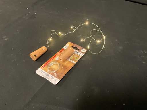 Lampes en liège LED en tissu Stern (912x)