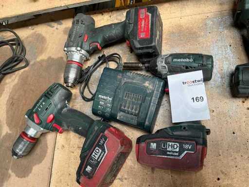 Outils sans fil Metabo (3x)