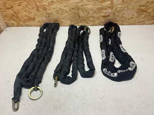 Abus Long-Halsketten (3x)