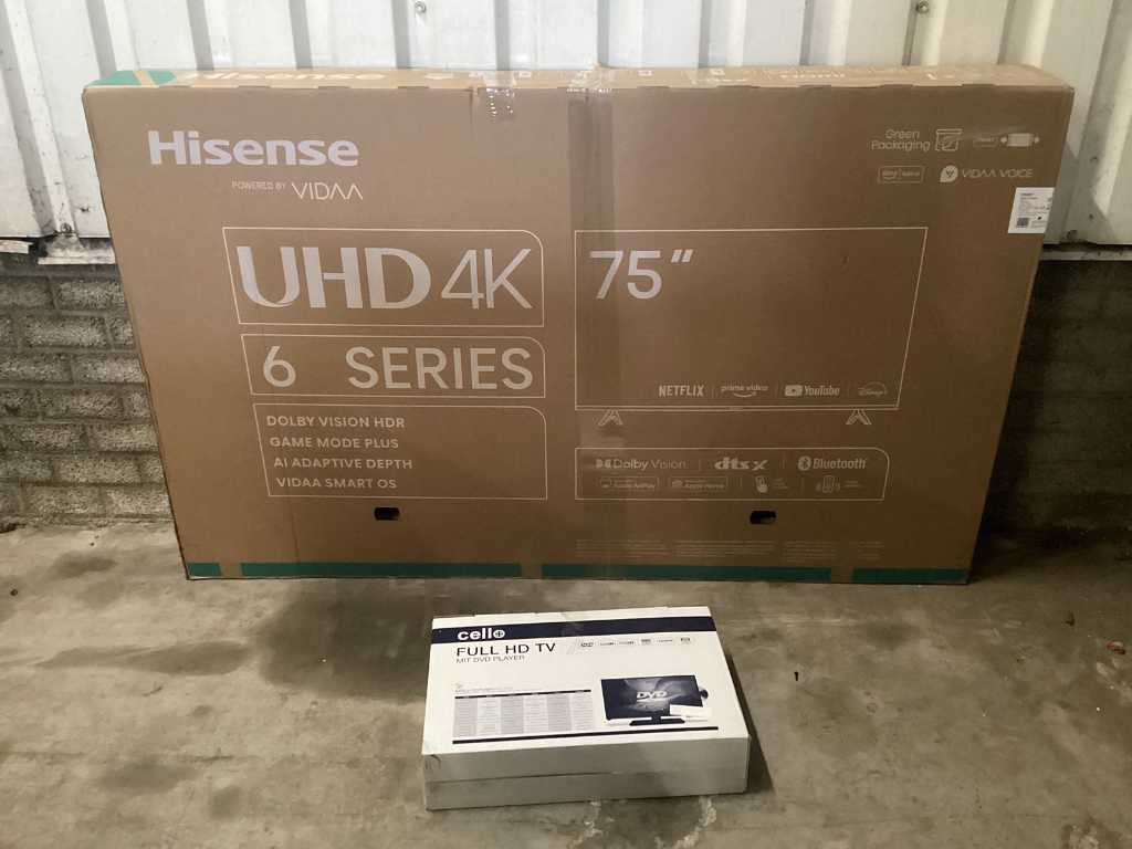 Hisense - UHD 4K - 75 inch - Televisie