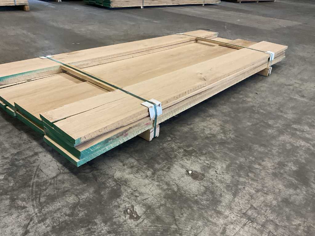 American oak planks pre-planed approx. 0.2 m³