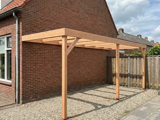 Carport frame wall extension - 1200x300x215 cm