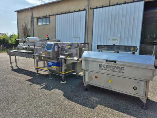 ILAPAK / CRYOVAC - DELTA 3000 LD / CJ 51 - Flowpack en krimptunnel