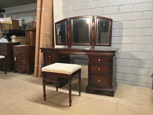 Coiffeuse Alexandra avec tabouret