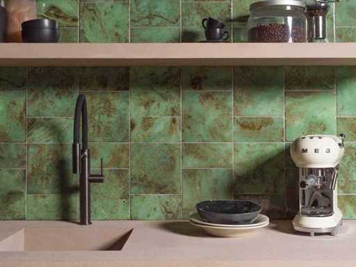 Natural stone mosaics and tiles