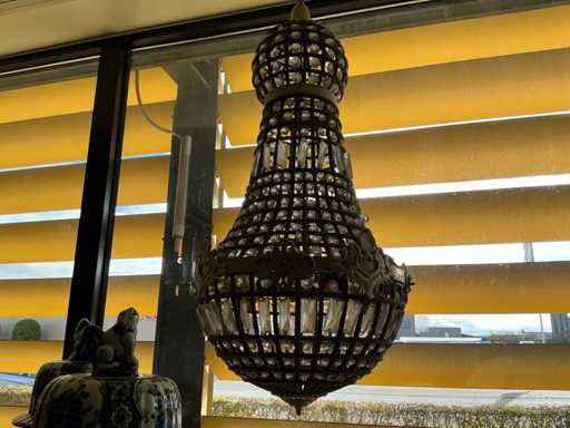 Kroonluchter - verchroomde messing