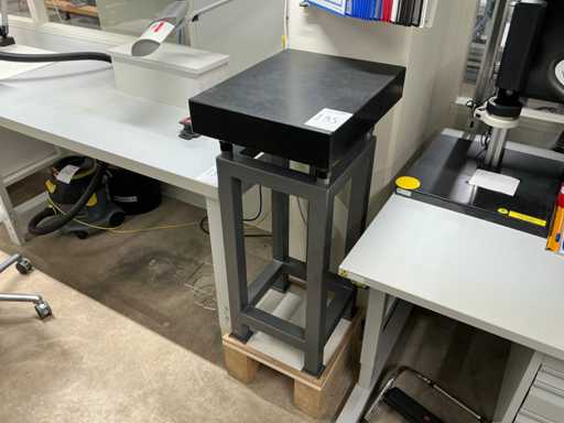 Surface en granit et plaque de mesure