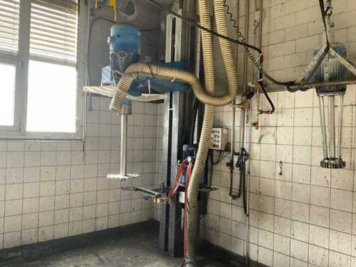 Ytron - A9700 - supporto a parete per il supporto a pavimento con miscelatore ad alta capacità