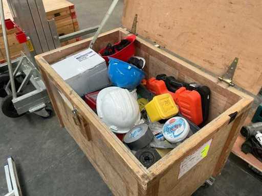 Transportkist met inhoud