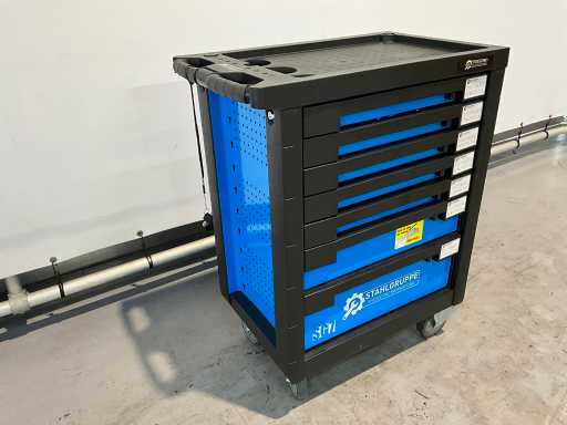Stahlgruppe Gereedschapswagen 7 lades - 212 stuks