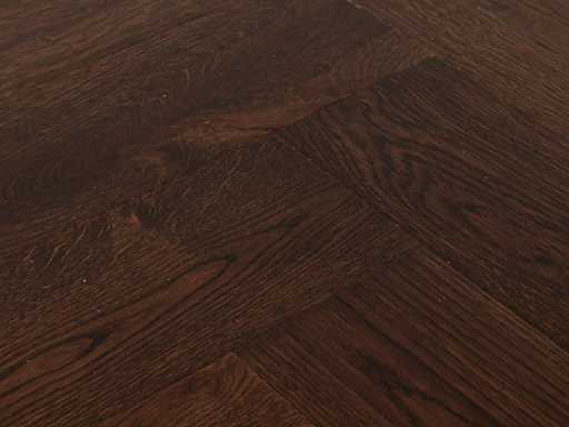 20 m2 Parquet oak herringbone multi-plank - 750 x 130 x 14 mm