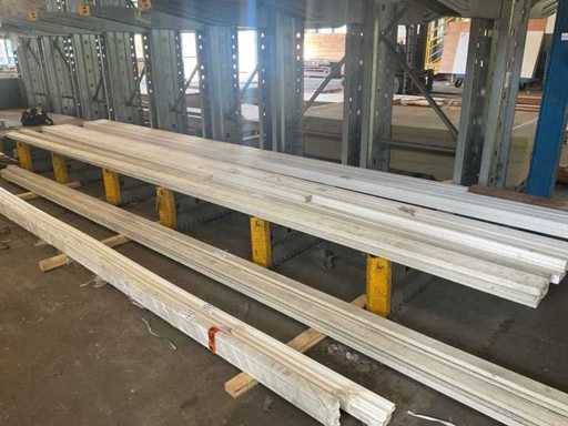 Vetro singolo in legno per finestre 40x90x5900 mm (4x)