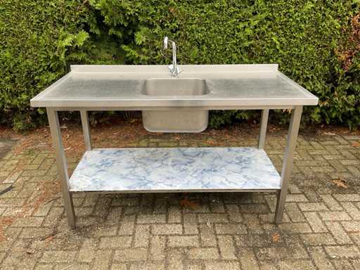 Évier en acier inoxydable