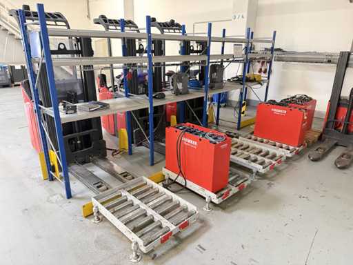   Forklift charging station