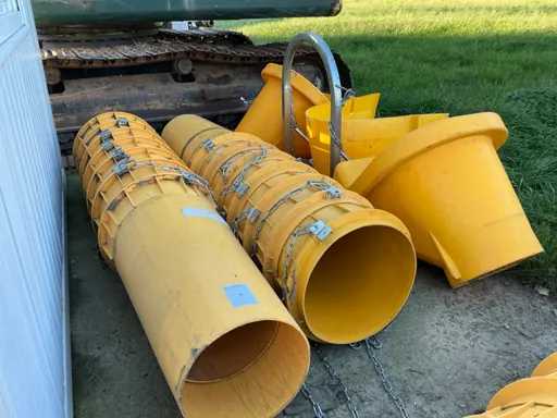 18-piece rubble chute