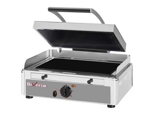 Diamond - Medium Ceramic Glass Panini Grill - Energy Performance - WR-MGVE-45 - Diamond - Toaster & Toaster Machine
