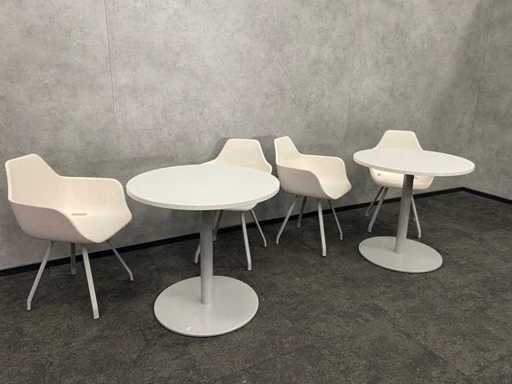 Rohde & Grahl/ Alma Design – 4-Personen-Kantinen-Einrichtung