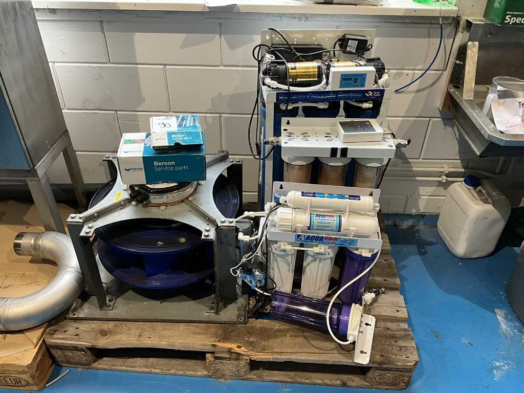 Ventilator centrifugal și sistem de osmoză