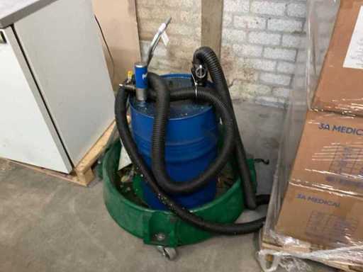 Vas mobil de colectare cu pompă și tavă de scurgere