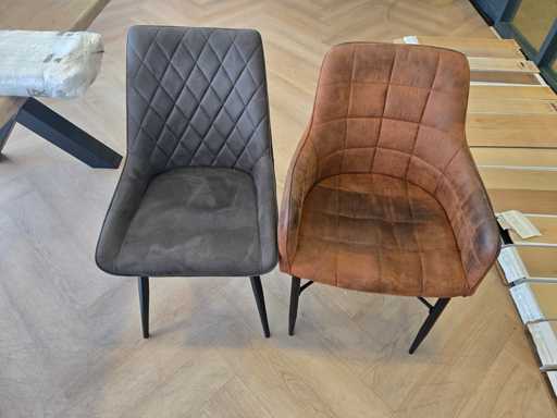 2x Eetkamerstoelen inventaris opruiming