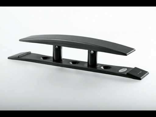 Seasmart cleat pliabil pop-out B320mm Aluminiu - Negru