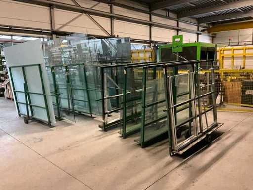 Cărucior de sticlă / cărucior cu plăci (11x)